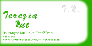 terezia mut business card